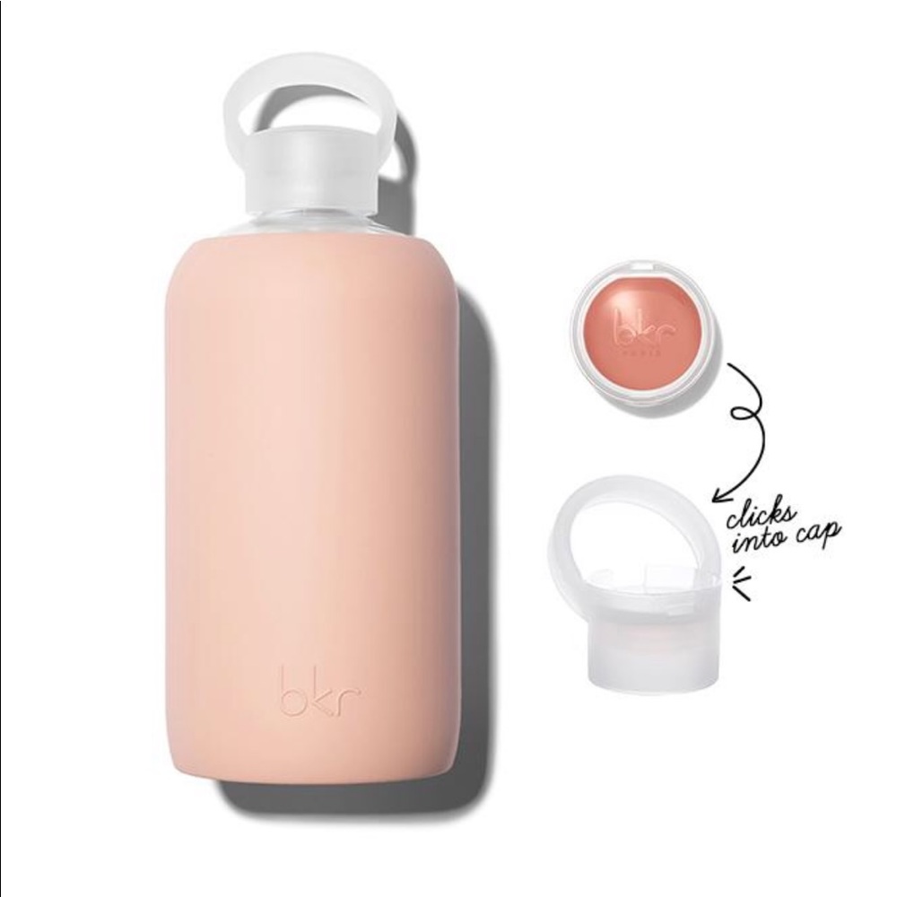 NWT bkr 1L nude water bottle and lip balm